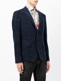 ETRO blazer à motif cachemire
