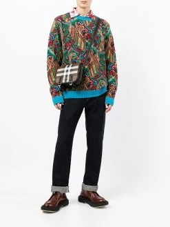 ETRO pull nervuré à motif cachemire