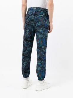ETRO pantalon de jogging à motif cachemire