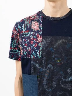 ETRO t-shirt à design patchwork