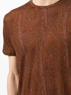 ETRO t-shirt à imprimé cachemire