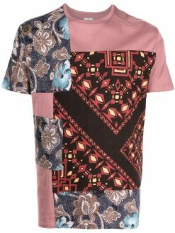 ETRO t-shirt à design patchwork