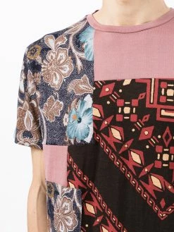 ETRO t-shirt à design patchwork