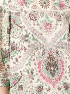 ETRO robe mi-longue à motif cachemire