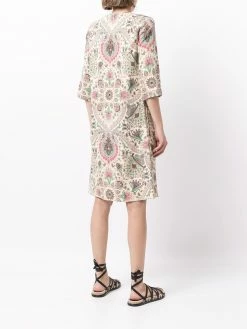 ETRO robe mi-longue à motif cachemire
