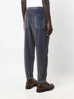 ETRO pantalon slim en velours côtelé