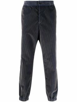 ETRO pantalon slim en velours côtelé