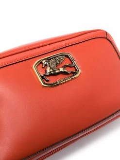 ETRO sac porté épaule à plaque logo