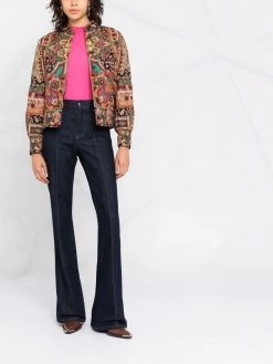 ETRO veste bomber à motif cachemire