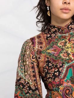ETRO veste bomber à motif cachemire