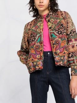 ETRO veste bomber à motif cachemire