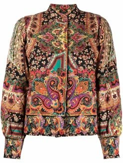 ETRO veste bomber à motif cachemire