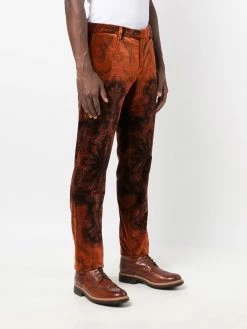 Promos ETRO Pantalon fuselé à motif cachemire pantalons cigarette homme 9 ETRO pantalon fuselé à motif cachemire