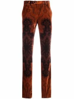 ETRO pantalon fuselé à motif cachemire