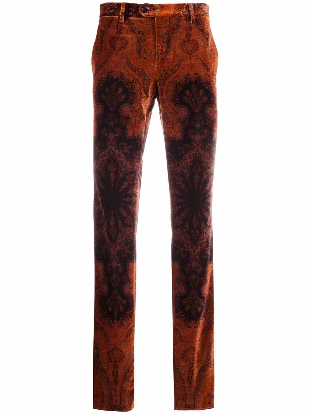 Promos ETRO Pantalon fuselé à motif cachemire pantalons cigarette homme 1 ETRO pantalon fuselé à motif cachemire