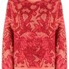 ETRO pull à fleurs en jacquard