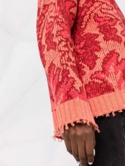 ETRO pull à fleurs en jacquard