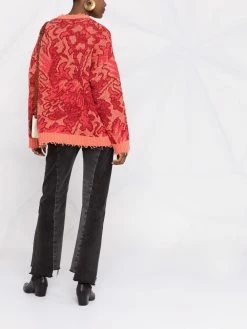 ETRO pull à fleurs en jacquard
