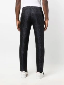ETRO pantalon droit à motif cachemire