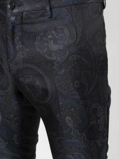 ETRO pantalon droit à motif cachemire