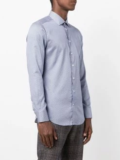 ETRO chemise à motif de chevrons