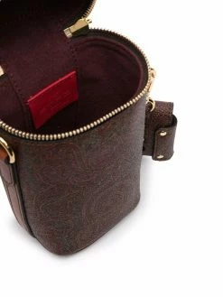 ETRO sac seau à imprimé cachemire