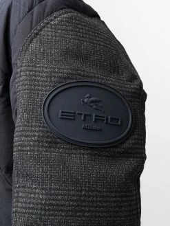 ETRO doudoune à patch logo