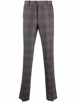 ETRO pantalon droit à carreaux