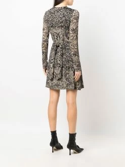 ETRO robe courte cintrée à fleurs