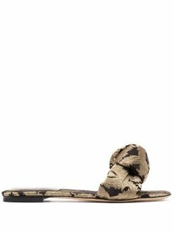 ETRO sandales en cuir à broderies