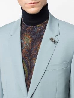 ETRO broche à ornements en cristal