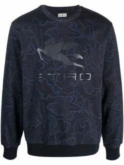 ETRO sweat à logo imprimé