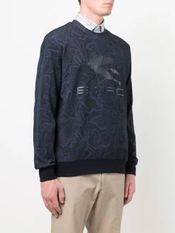 ETRO sweat à logo imprimé
