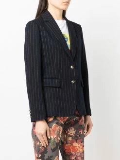 ETRO blazer à fines rayures