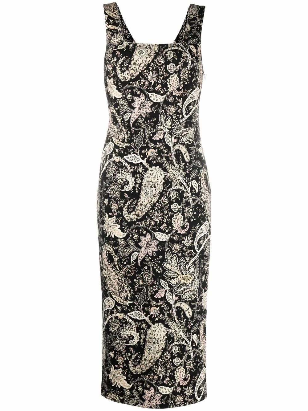 ETRO En Remise Robe mi longue à motif cachemire robes de jour femme 1 ETRO robe mi-longue à motif cachemire