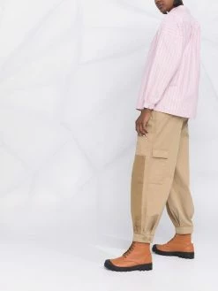 ETRO chemise rayée à design sans col