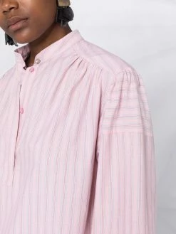 ETRO chemise rayée à design sans col