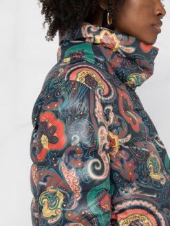 ETRO doudoune à motif cachemire