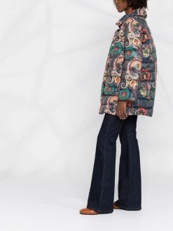 ETRO doudoune à motif cachemire