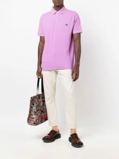 ETRO polo à patch logo