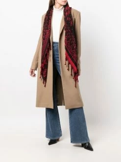 ETRO écharpe frangée à motif de losanges