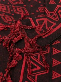 ETRO écharpe frangée à motif de losanges