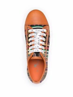 ETRO baskets à design d'empiècements