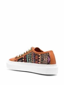 ETRO baskets à design d'empiècements