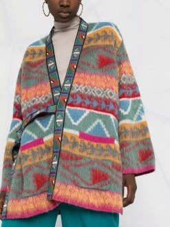 ETRO cardigan à motif en jacquard