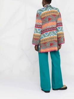 ETRO cardigan à motif en jacquard