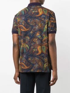 ETRO polo à imprimé cachemire