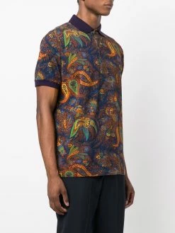 ETRO polo à imprimé cachemire