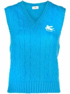 ETRO débardeur en maille torsadée