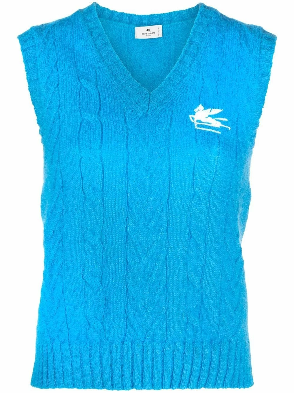 Prix Discount ETRO Débardeur en maille torsadée hauts en maille femme 1 ETRO débardeur en maille torsadée